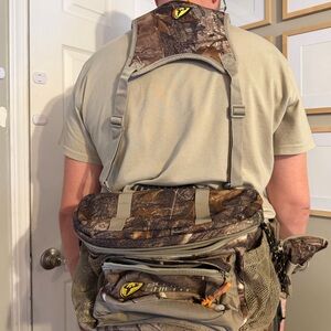 Camo Backpack for Men hunting harness turkey duck hunting scent shield